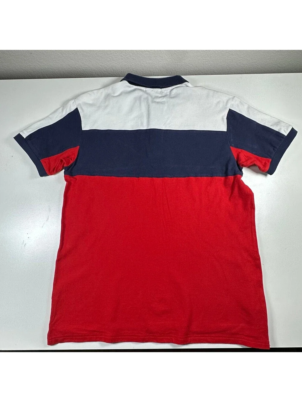 Polo Ralph Lauren Red White and Blue Polo 2XL (fits like a Large)